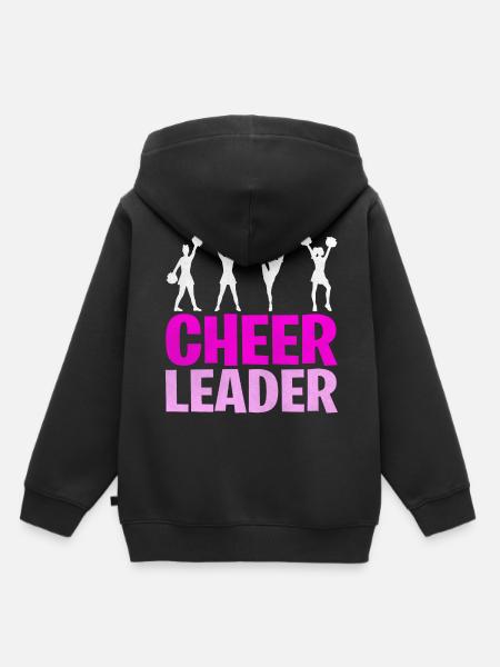 Cheerleader Cheerleading - Kinder Premium Organic Hoodie - Schwarz