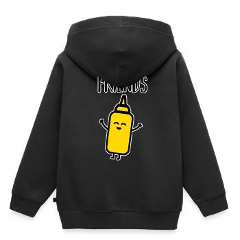 Beste Freunde - Kinder Premium Organic Hoodie - Schwarz - Hinten - AI Model Kid Male (0cm)