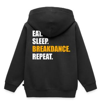 Breakdance breakdancing BBoy dancer - Kids Premium Organic Hoodie - black - Back - AI Model Kid Male (0cm)