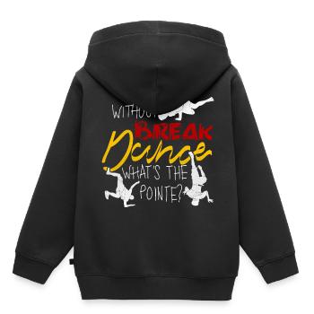 Breakdance Breakdancing Breakdancer BBoy - Kids Premium Organic Hoodie - black - Back - AI Model Kid Male (0cm)