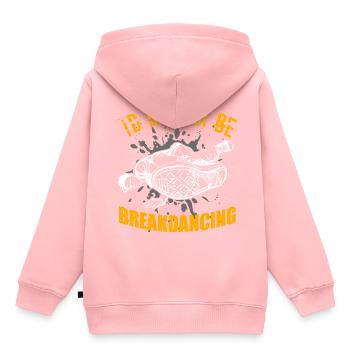 Breakdance breakdancer breakdance BBoy - Sweat Premium à capuche enfant bio - rose - Dos - AI Model Kid Female (0cm)