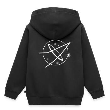 NASA - Sweat Premium à capuche enfant bio - noir - Dos - AI Model Kid Male (0cm)