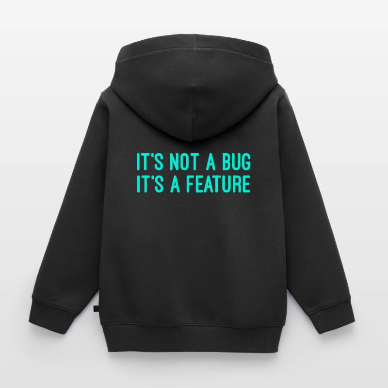 Computer scientist bug feature Kids Premium Organic Hoodie