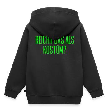 Kostüm - Kinder Premium Organic Hoodie - Schwarz - Hinten - AI Model Kid Male (0cm)