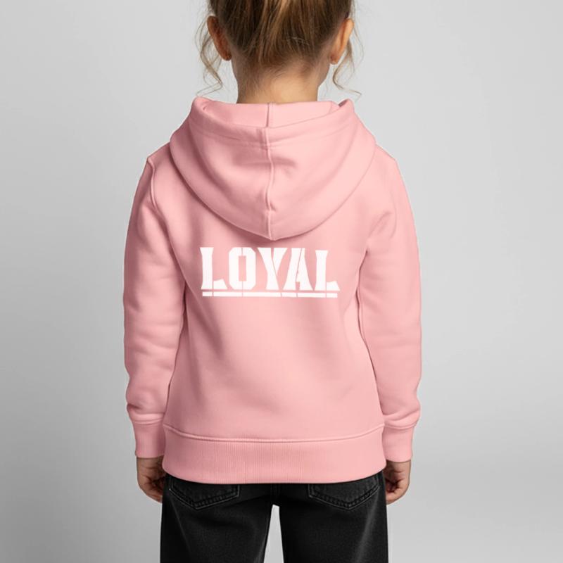 Loyal gift present idea Kids Premium Organic Hoodie