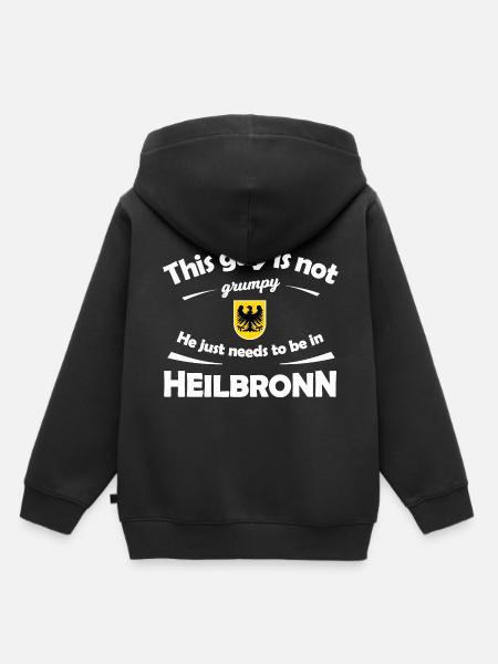 Die Heilbronner - Kinder Premium Organic Hoodie - Schwarz