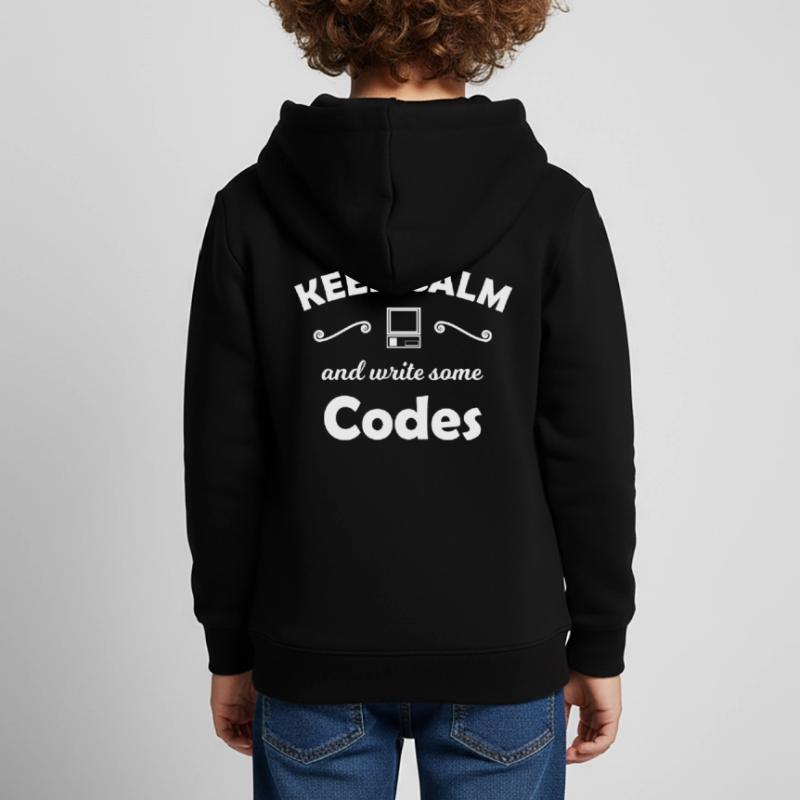 Code Programmer Kids Premium Organic Hoodie