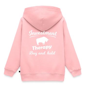 Der Börsen Investor - Kinder Premium Organic Hoodie - Rosa - Hinten - AI Model Kid Female (0cm)