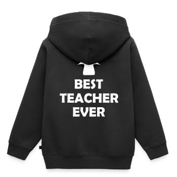 The Best Classroom Teacher - Kids Premium Organic Hoodie - black - Back - AI Model Kid Male (0cm)