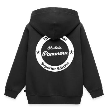 Homesickness for Pomerania - Kids Premium Organic Hoodie - black - Back - AI Model Kid Male (0cm)