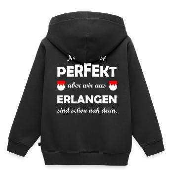The Franconians from Erlangen - Kids Premium Organic Hoodie - black - Back - AI Model Kid Male (0cm)