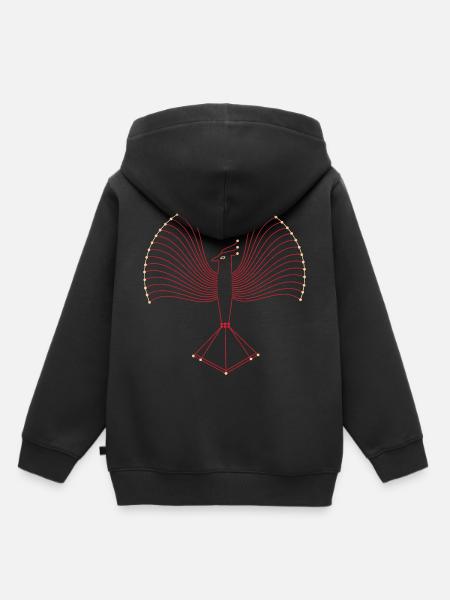 Phoenix - Kinder Premium Organic Hoodie - Schwarz