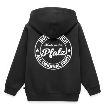 Légendes du Palatinat - Sweat Premium à capuche enfant bio - noir - Dos - AI Model Kid Male (0cm)