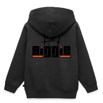 Hip Hop Rap Style Shirt Hoodie Tanktop - Kinder Premium Organic Hoodie - Schwarz - Hinten - AI Model Kid Male (0cm)