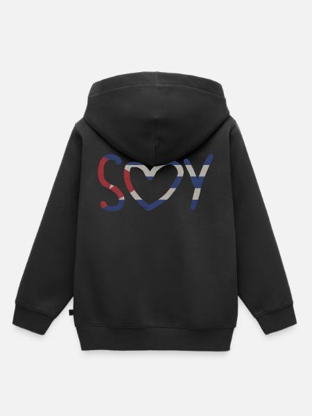 SOJA KUBA - Kinder Premium Organic Hoodie - Schwarz
