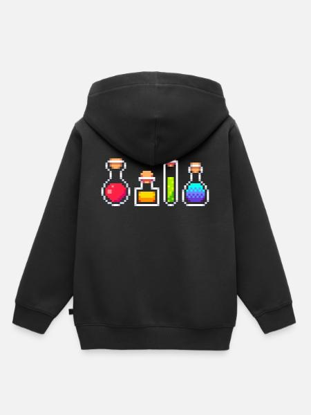 RPG Tränke - Kinder Premium Organic Hoodie - Schwarz