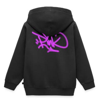 pink - Kids Premium Organic Hoodie - black - Back - AI Model Kid Male (0cm)