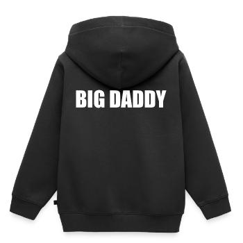 Big Daddy - Sweat Premium à capuche enfant bio - noir - Dos - AI Model Kid Male (0cm)