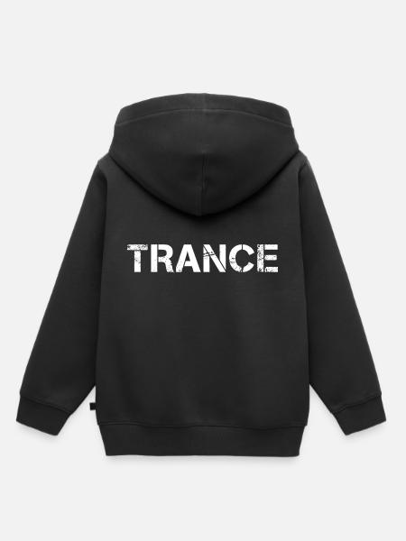 Trance - Kinder Premium Organic Hoodie - Schwarz
