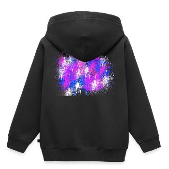 Coloris - Sweat Premium à capuche enfant bio - noir - Dos - AI Model Kid Male (0cm)