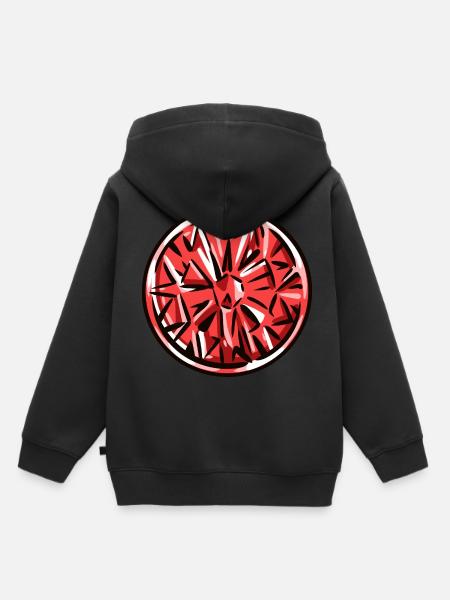 Diamant Edelstein - Kinder Premium Organic Hoodie - Schwarz