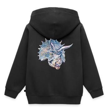 Triceratops - Kids Premium Organic Hoodie - black - Back - AI Model Kid Male (0cm)