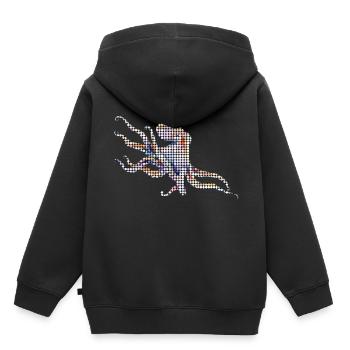 Oktopus - Kinder Premium Organic Hoodie - Schwarz - Hinten - AI Model Kid Male (0cm)