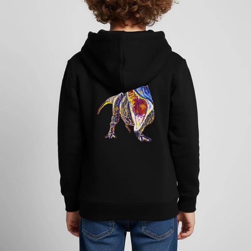 T-Rex Kids Premium Organic Hoodie