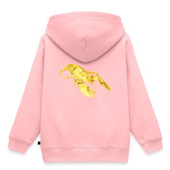 Homard - Sweat Premium à capuche enfant bio - rose - Dos - AI Model Kid Female (0cm)