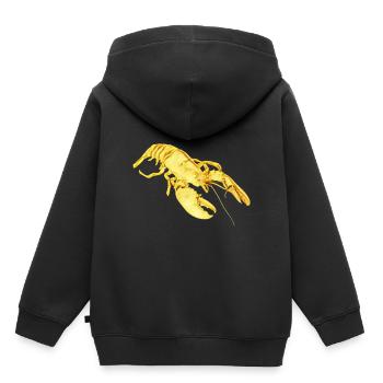Homard - Sweat Premium à capuche enfant bio - noir - Dos - AI Model Kid Male (0cm)