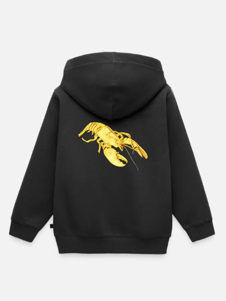 Homard - Sweat Premium à capuche enfant bio - noir