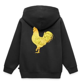 tap - Kids Premium Organic Hoodie - black - Back - AI Model Kid Male (0cm)