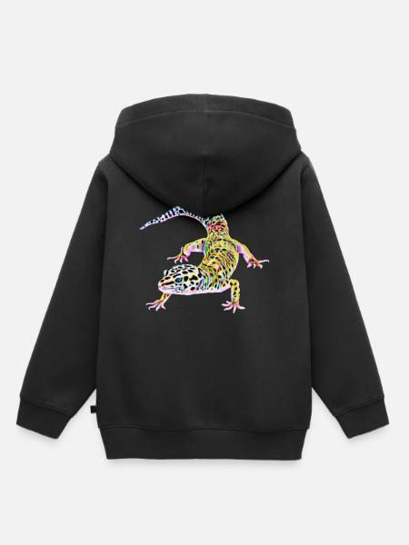 Gecko - Kids Premium Organic Hoodie - black