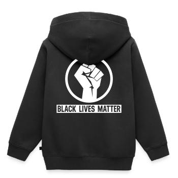 Black Lives Matter - Kids Premium Organic Hoodie - black - Back - AI Model Kid Male (0cm)