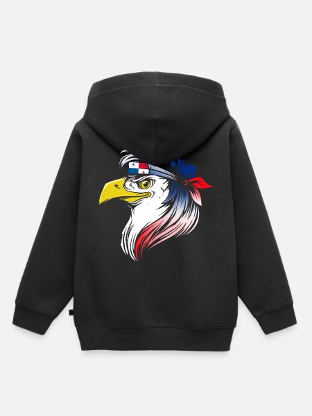Panama - Kinder Premium Organic Hoodie - Schwarz