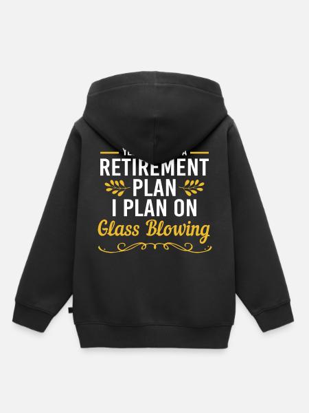 Glasbläser Glas - Kinder Premium Organic Hoodie - Schwarz