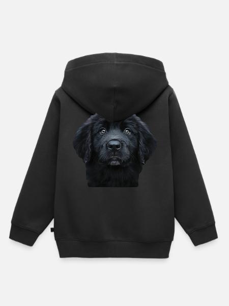 Neufundland - Kinder Premium Organic Hoodie - Schwarz