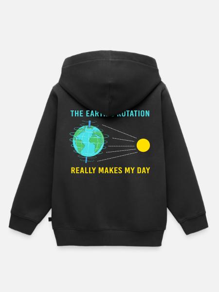 Earth Day - Kinder Premium Organic Hoodie - Schwarz