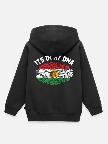 Kurdistan - Kinder Premium Organic Hoodie - Schwarz