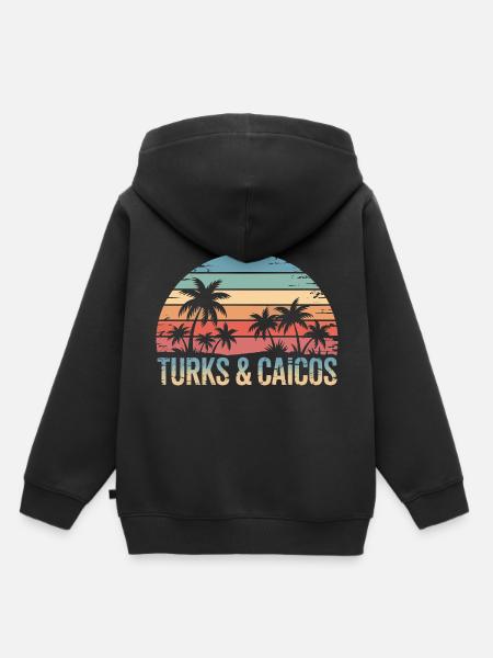 Turks- und Caicosinseln - Kinder Premium Organic Hoodie - Schwarz