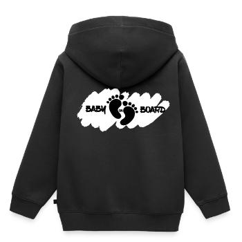 Baby on Board - Sweat Premium à capuche enfant bio - noir - Dos - AI Model Kid Male (0cm)