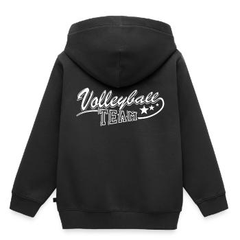 Volleyball Team - Kinder Premium Organic Hoodie - Schwarz - Hinten - AI Model Kid Male (0cm)
