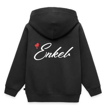 Enkel Enkel Geschenk Enkel Shirt Enkel lustige Ges - Kinder Premium Organic Hoodie - Schwarz - Hinten - AI Model Kid Male (0cm)