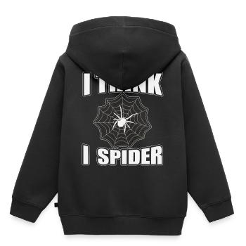 Lustiger Denglisch Spruch Denglisch Sprüche - Kinder Premium Organic Hoodie - Schwarz - Hinten - AI Model Kid Male (0cm)