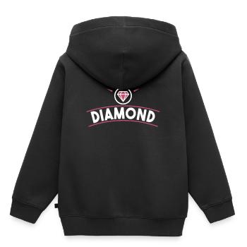 diamant - Sweat Premium à capuche enfant bio - noir - Dos - AI Model Kid Male (0cm)