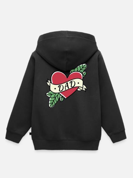 Best Daddy - Kinder Premium Organic Hoodie - Schwarz
