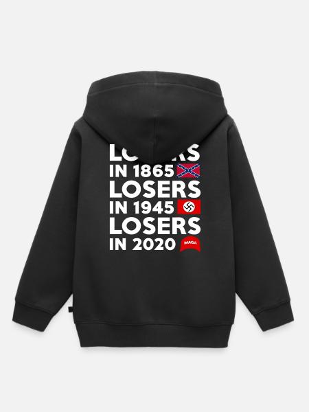 Verlierer 1865 - Kinder Premium Organic Hoodie - Schwarz