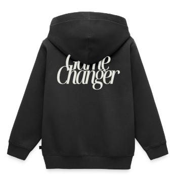 Game Changer - Kinder Premium Organic Hoodie - Schwarz - Hinten - AI Model Kid Male (0cm)