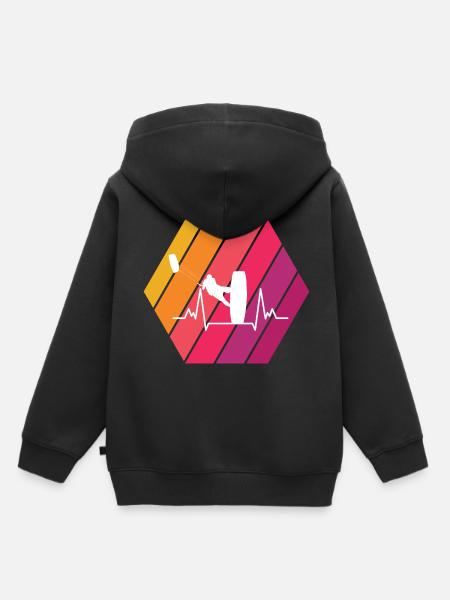 Kitesurfing - Kinder Premium Organic Hoodie - Schwarz