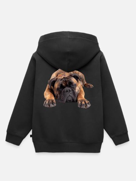 Bullmastiff - Kinder Premium Organic Hoodie - Schwarz
